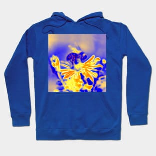 Flower with Honey Bee Hoodie